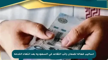 أساليب فعالة لضمان راتب التقاعد في السعودية بعد انتهاء الخدمة